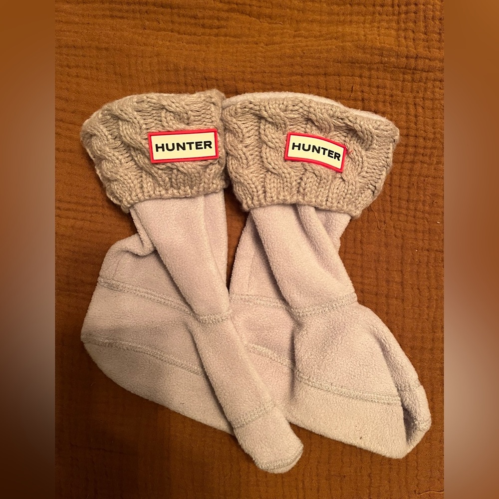 Hunter Kids Soft Gray Boot Liner Sock